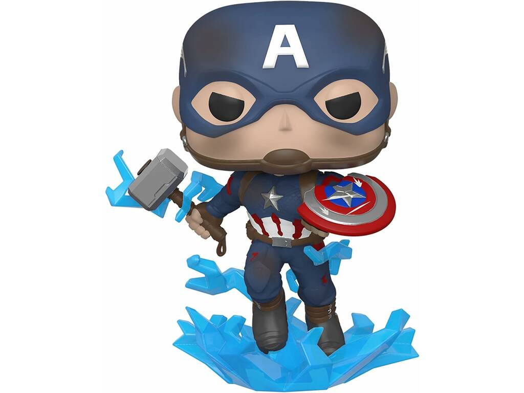 Funko Pop Marvel Avengers Endgame Capitan America con Mjolnir Funko 45137