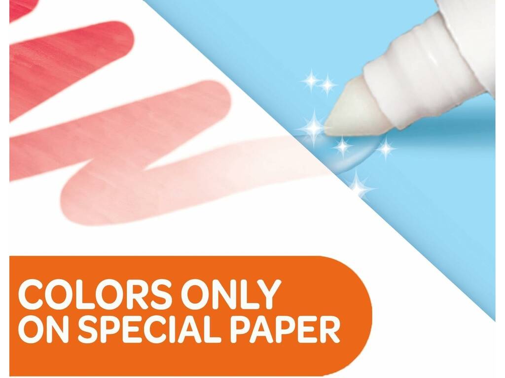 Crayola Bluey Colour Without Smudges avec pochoirs et 4 marqueurs