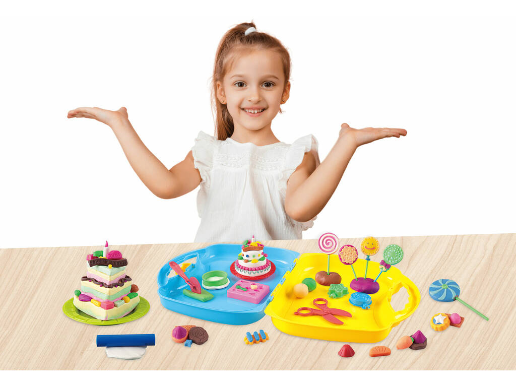 Ma première pâtisserie - Mallette de pâte à mouler avec accessoires