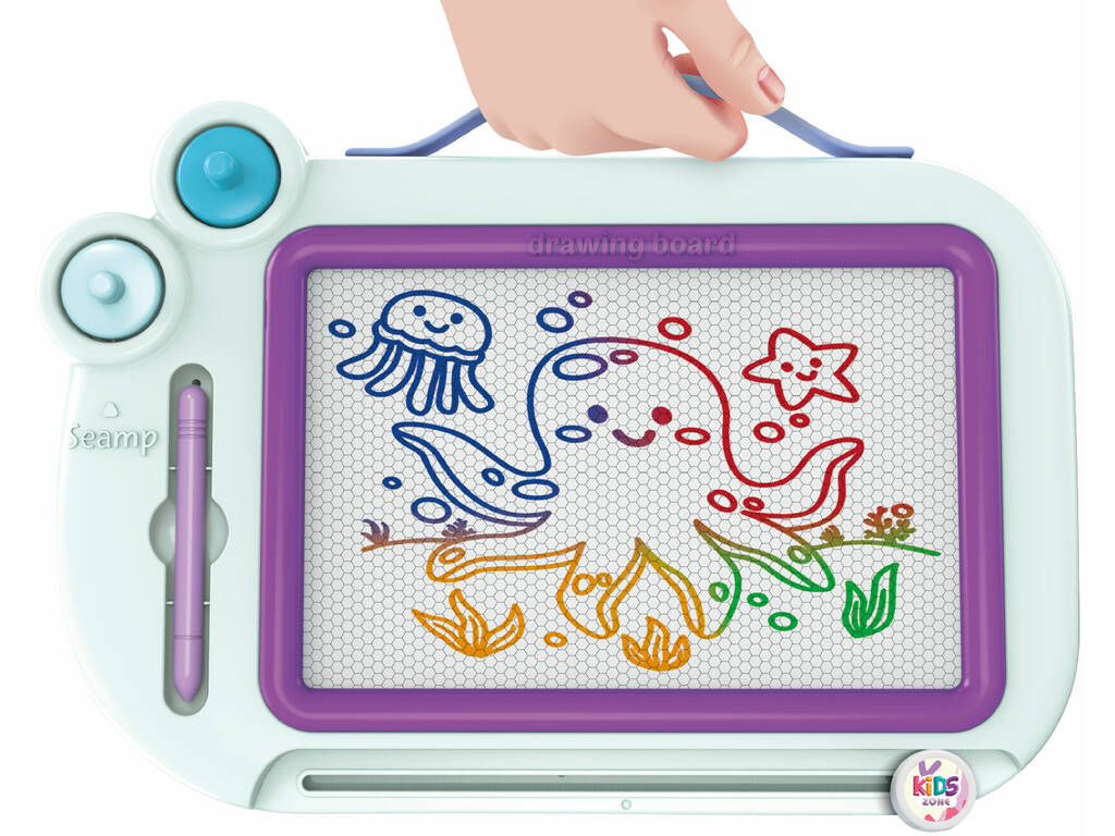 Tableau magique 2 en 1 avec crayon et marqueur