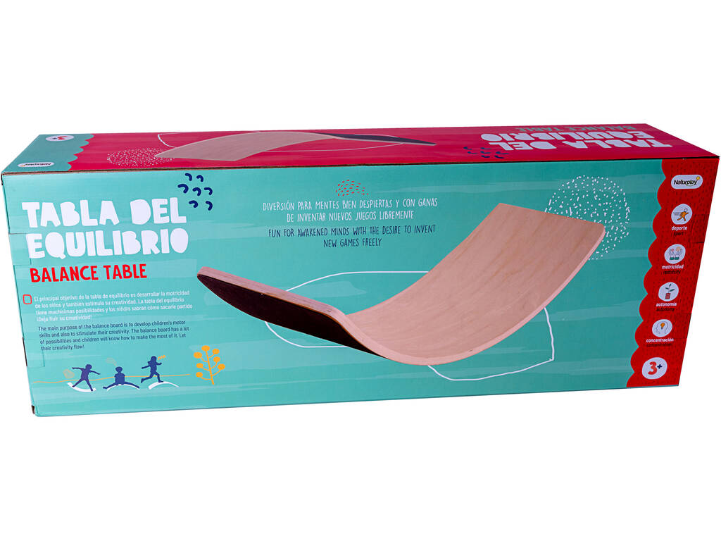 Tavola d'equilibrio in legno