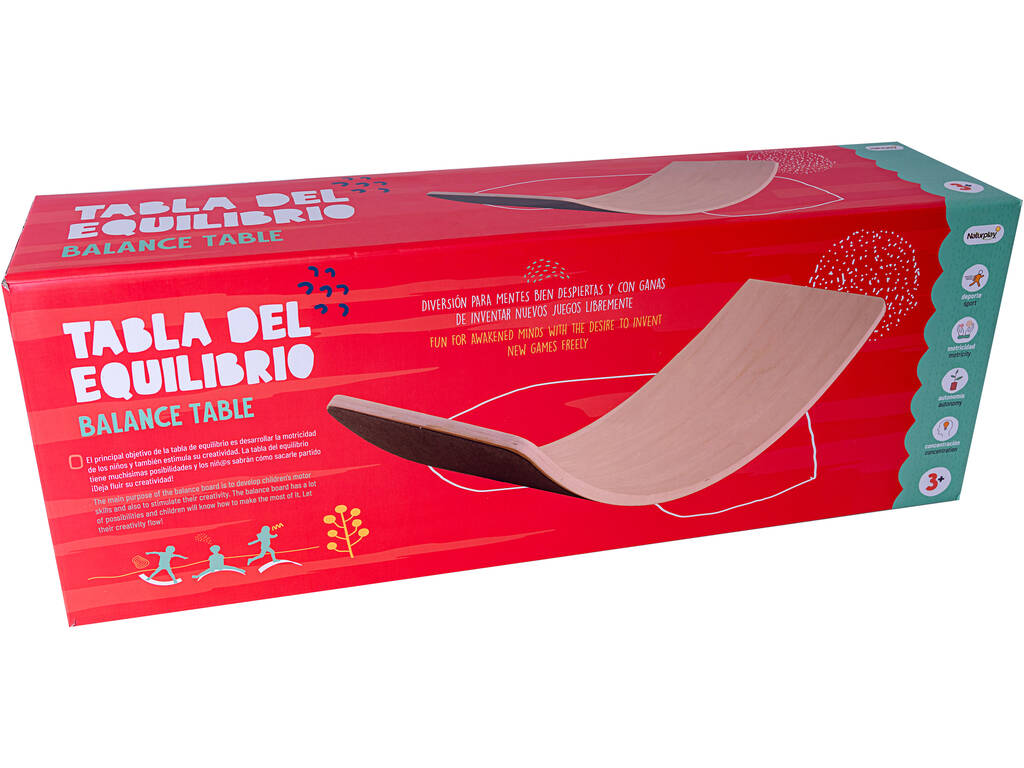 Tavola d'equilibrio in legno