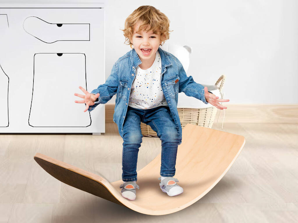 Tavola d'equilibrio in legno