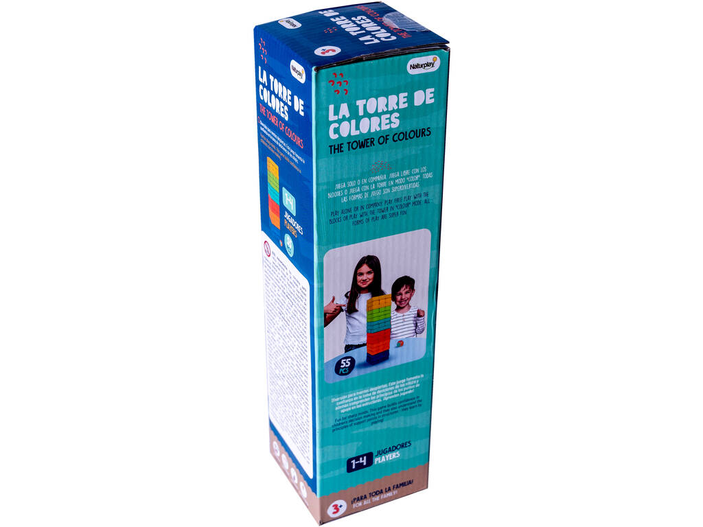 La Tour des couleurs en bois avec Dado