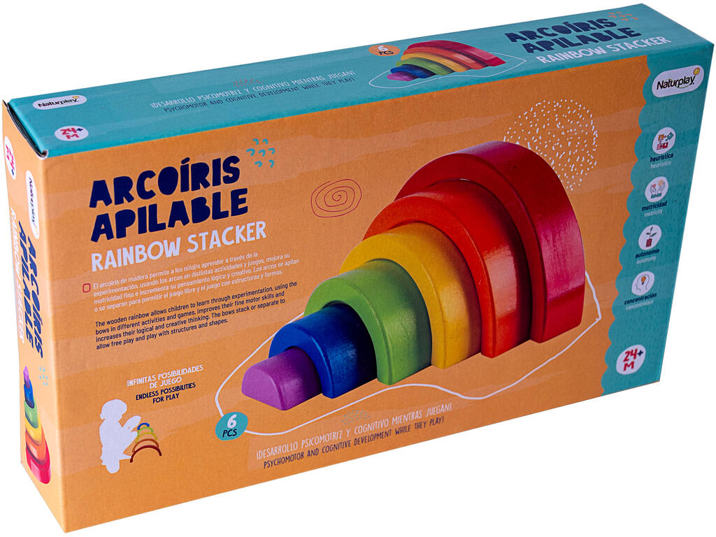 Arcoíris Apilable Madera