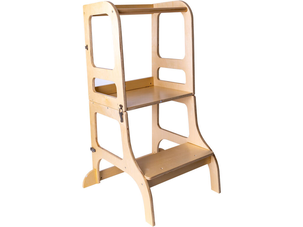 Torre d'apprendimento multifunzionale in legno