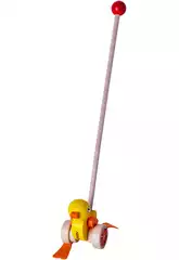 Canard en bois à traîner