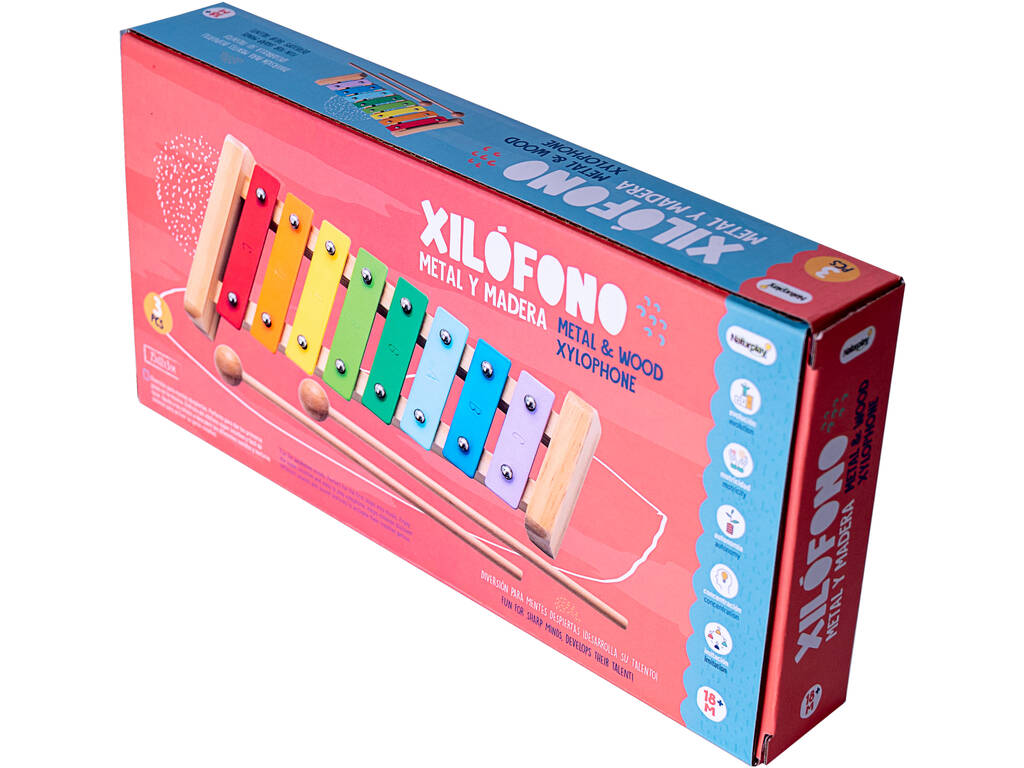 Xilofone Metal e Madeira
