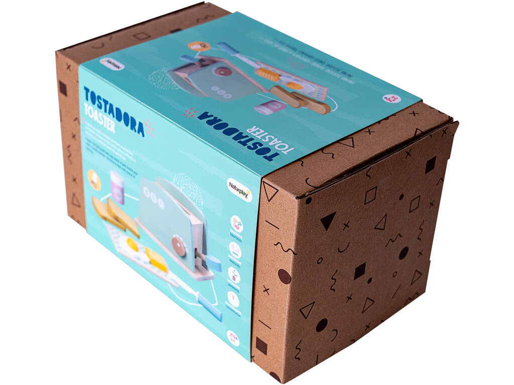 Grille-pain en bois avec accessoires