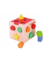 Cubo de Formas e Cores Madeira