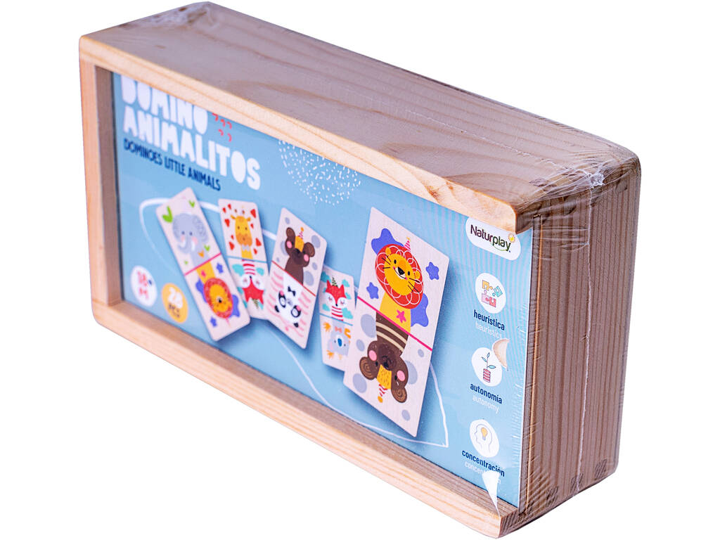 Dominos en bois Animaux