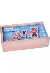 Dominos en bois Animaux