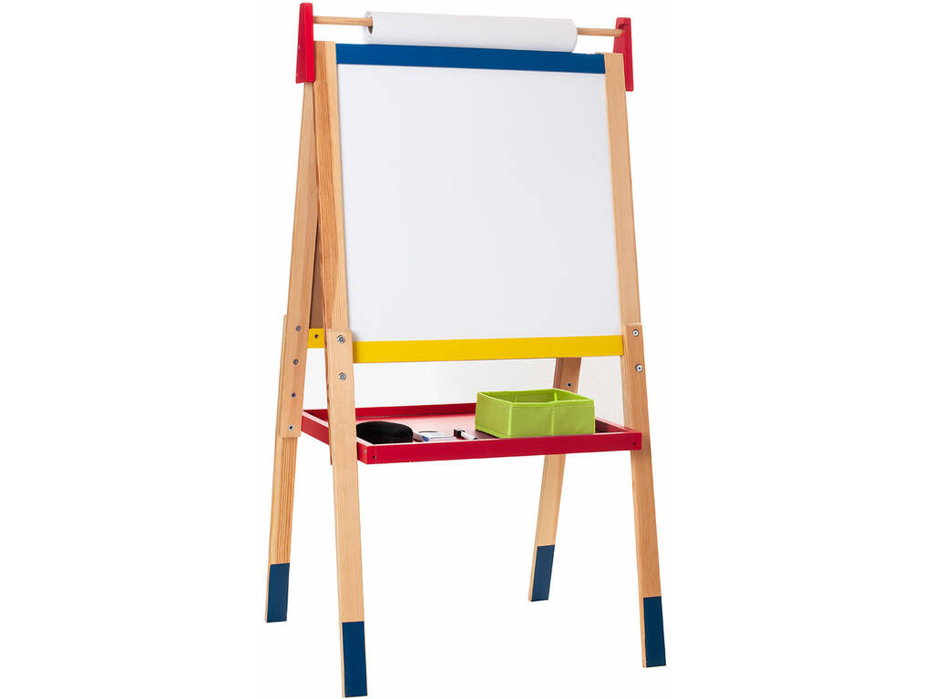 Tableau noir Chevalet 3 en 1 en bois