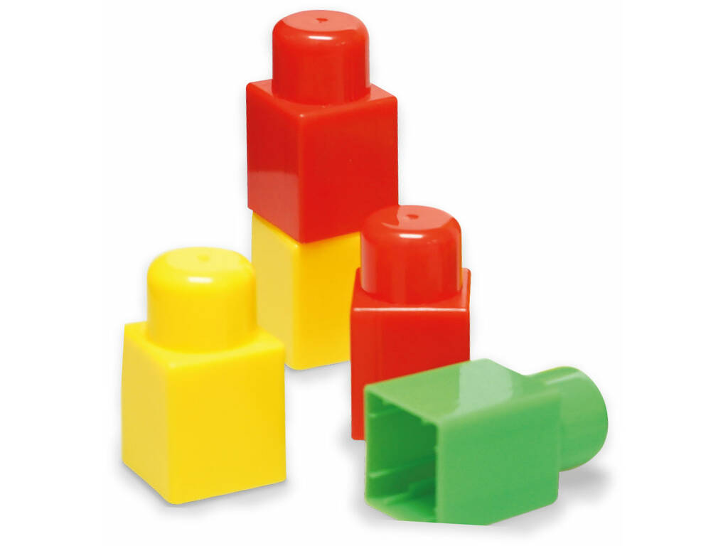 Cubo contenitore di parti di costruzione con 150 pezzi