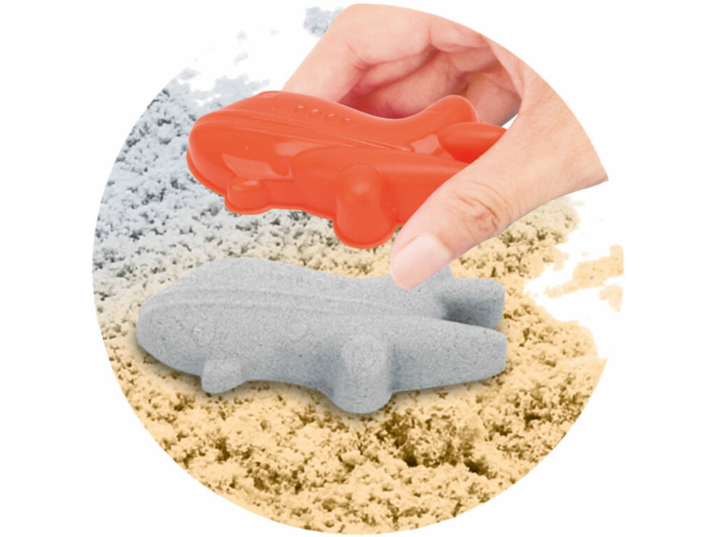 Sabbia magica veicoli 2x250 g con accessori