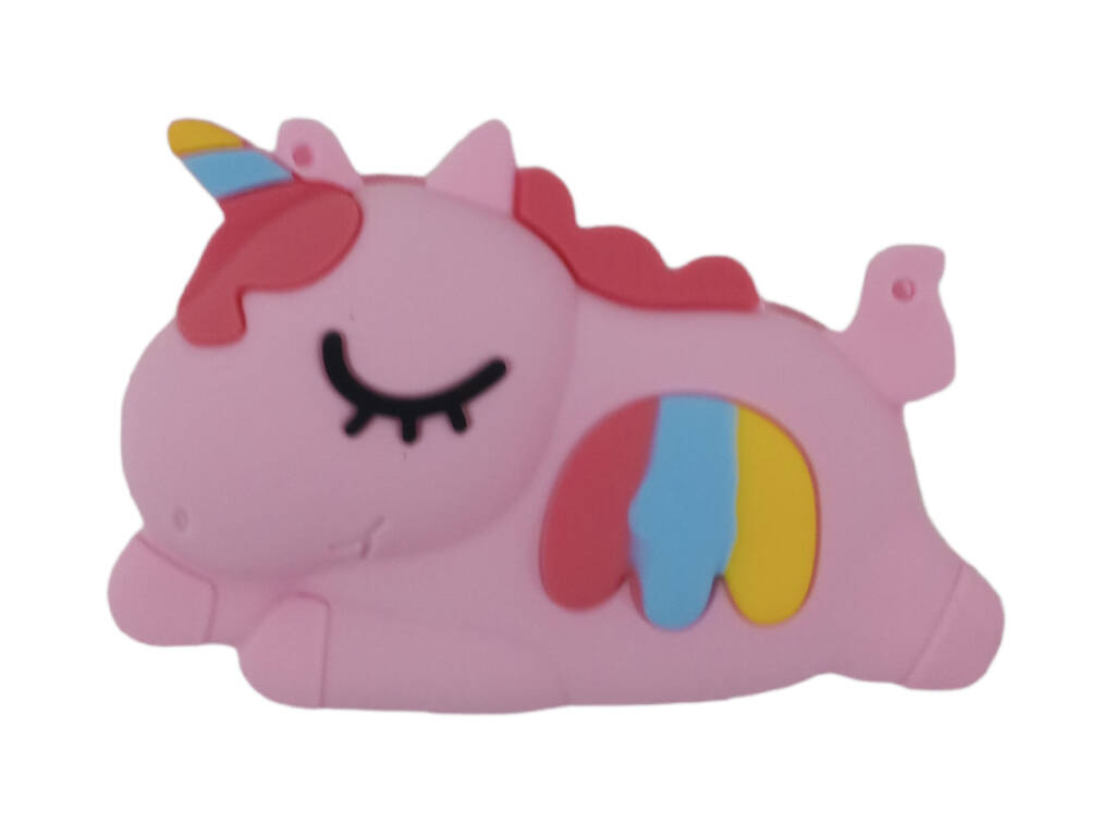 Sac en silicone rose licorne petit
