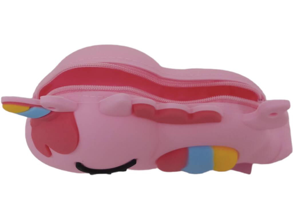 Sac en silicone rose licorne petit