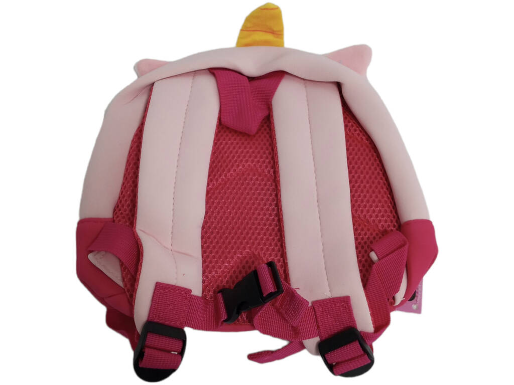 Sac Pop It en silicone rose licorne