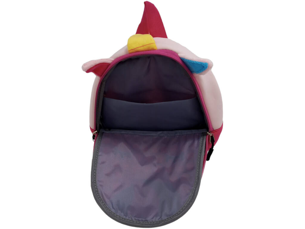 Sac Pop It en silicone rose licorne