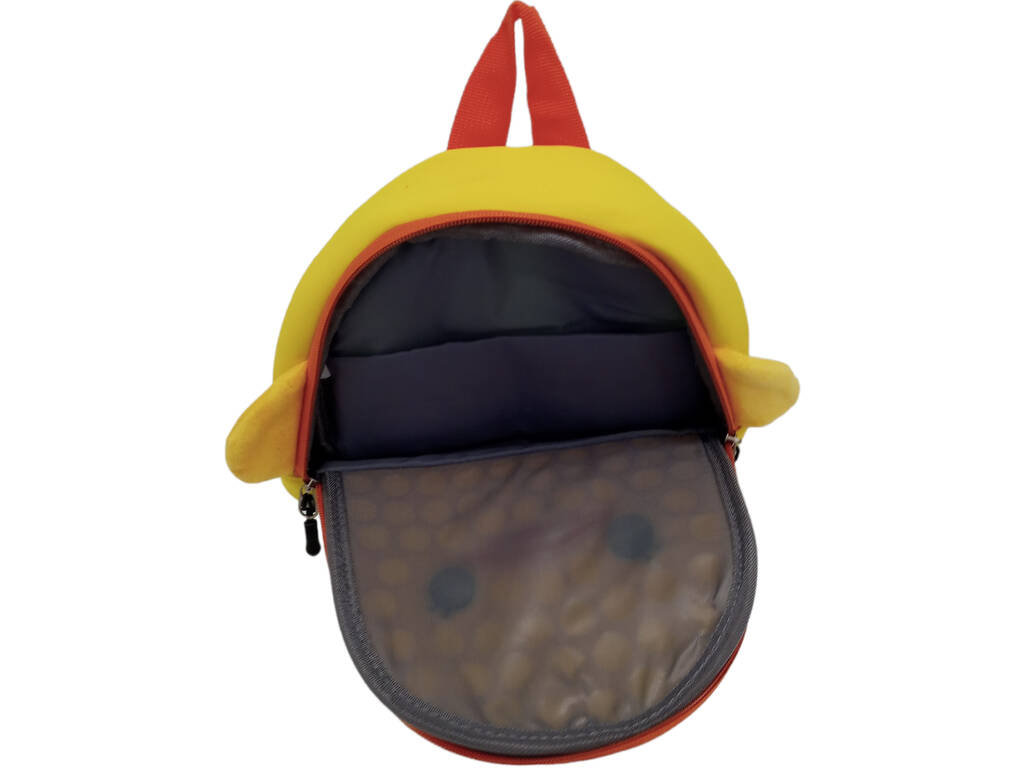 Pop It Silikon-Rucksack mit gelbem Küken