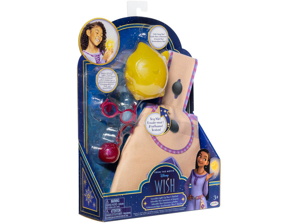 Wish Figura Star Luminoso y Bolso Jakks 231314