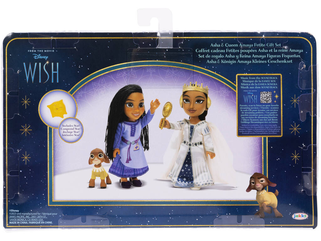 Wish Pack Bambola Asha e Regina Amaya Jakks 22994-3