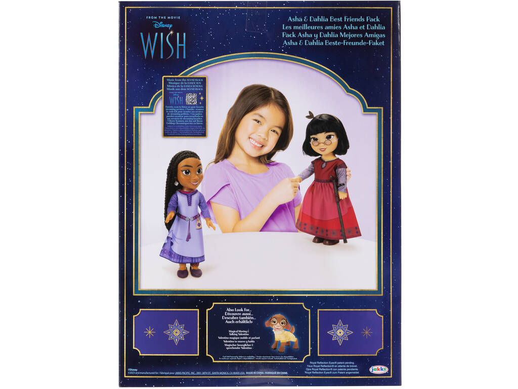 Poupée de rêve Asha et Dahlia 35 cm Jakks 231324