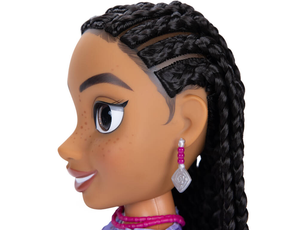 Wish Bambola Asha Cantante 35 cm. e i suoi amici Valentino e Star Jakks 229984