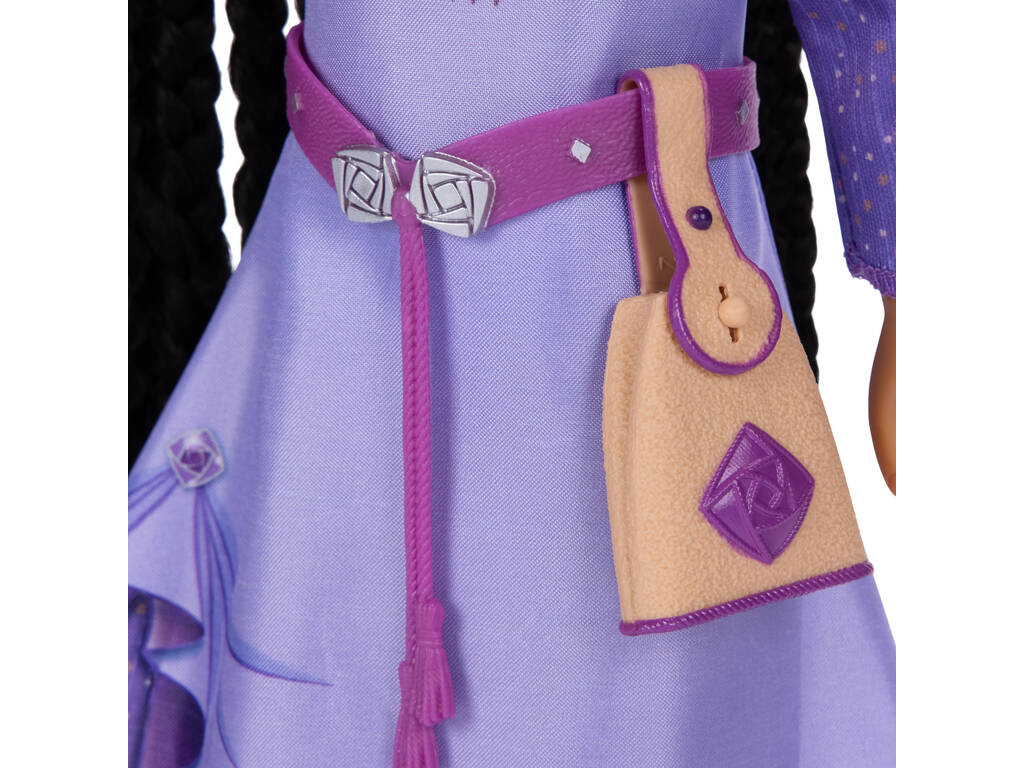 Wish Bambola Asha Cantante 35 cm. e i suoi amici Valentino e Star Jakks 229984