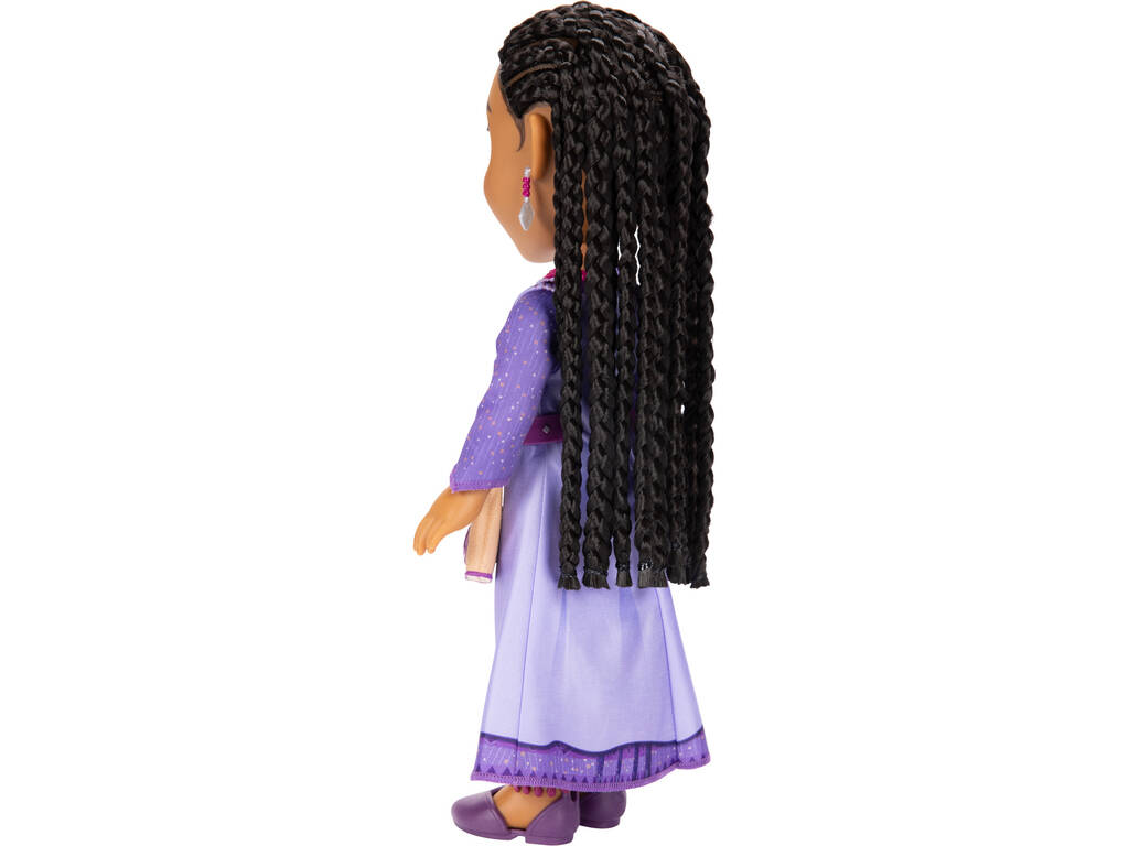 Wish Bambola Asha Cantante 35 cm. e i suoi amici Valentino e Star Jakks 229984
