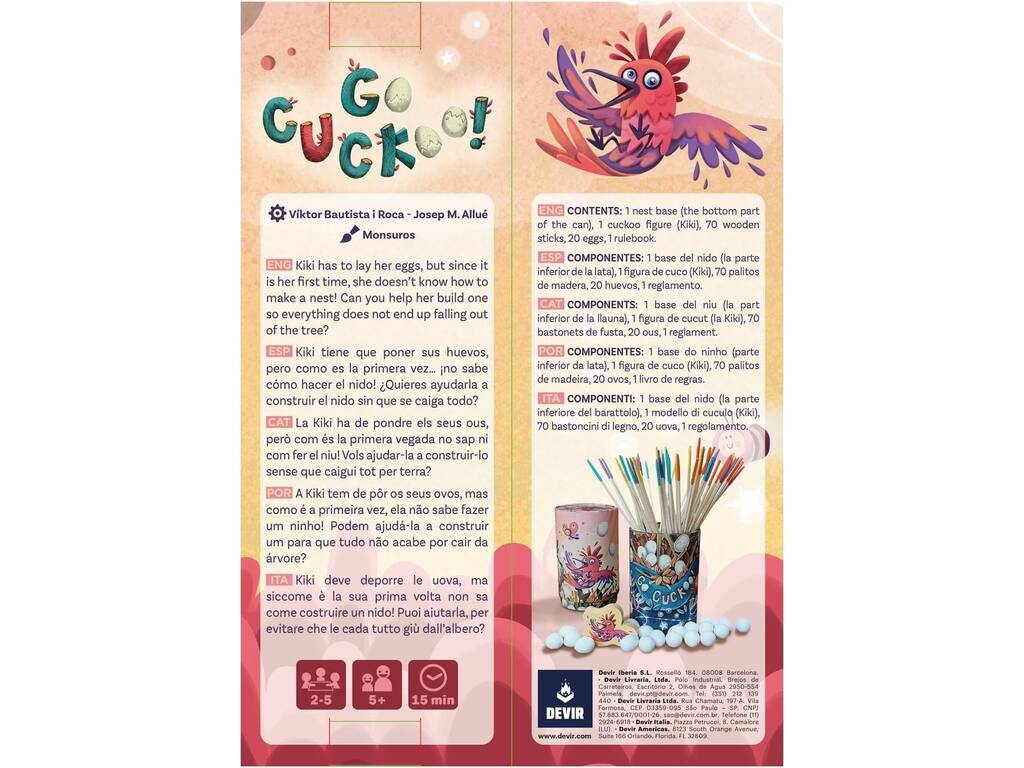 Go Cuckoo ! Devir BGGOCUML