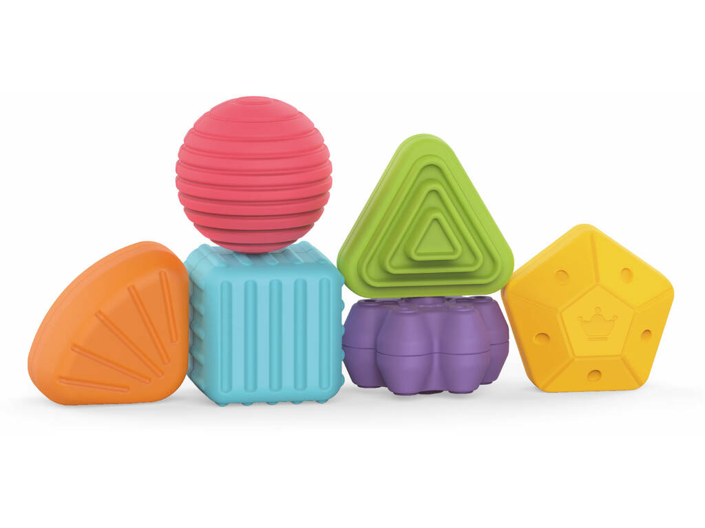 Cubo con 6 pezzi di forme incastrabili
