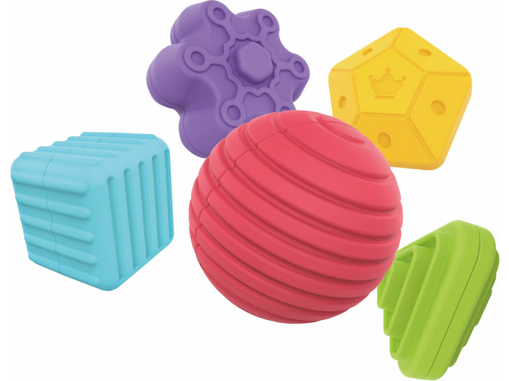 Cubo con 6 pezzi di forme incastrabili