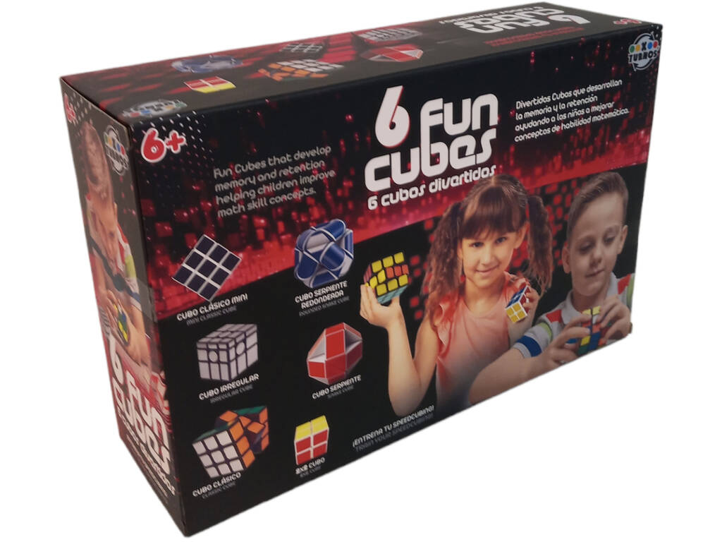 Pack di 6 cubi magici