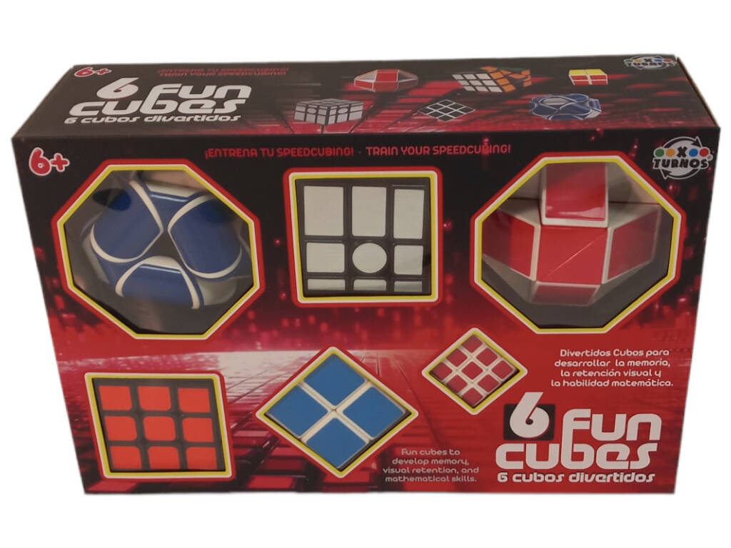 Pack di 6 cubi magici