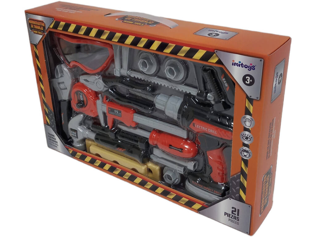 Set di attrezzi con cacciavite elettrico