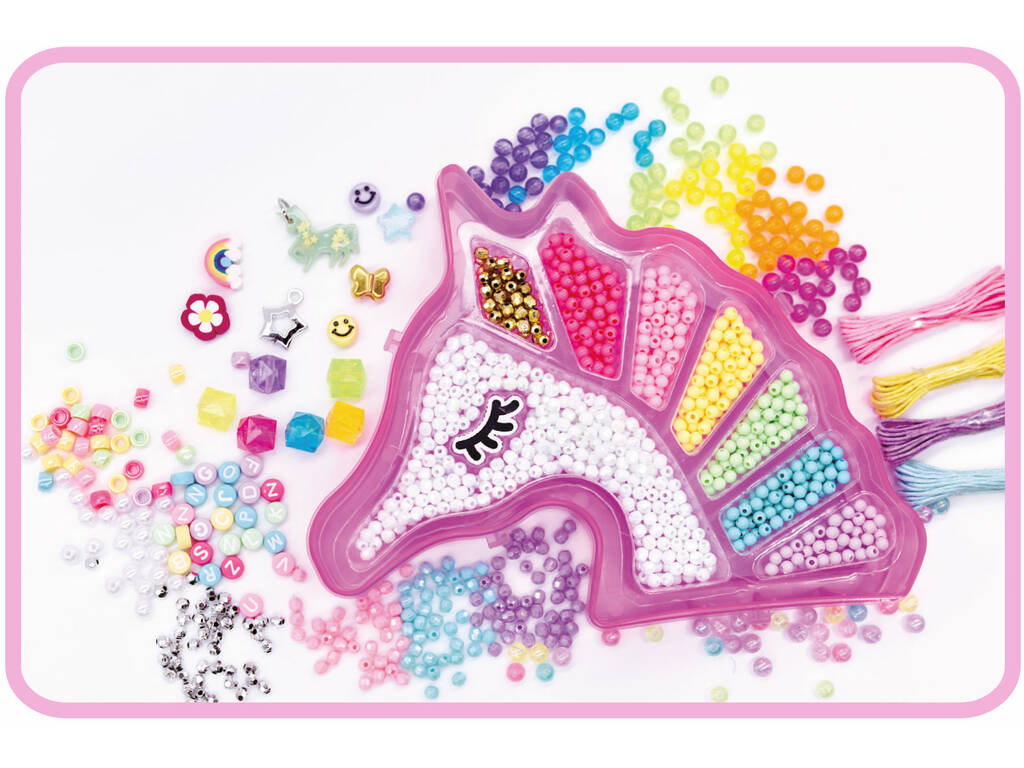 Set di perline Collane e bracciali con astuccio Unicorno