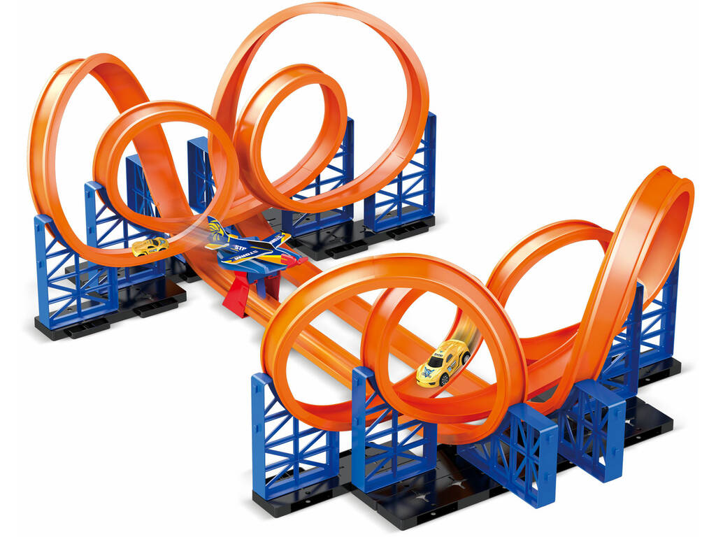 Circuito ad anello X-Treme con 2 auto