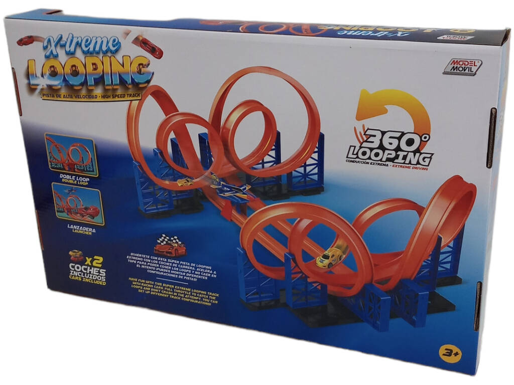 Circuito ad anello X-Treme con 2 auto