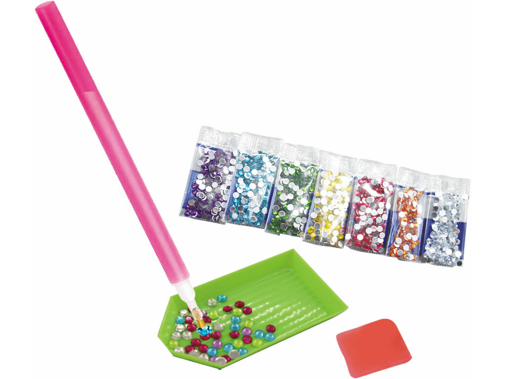 Kit d'autocollants animaux en diamant