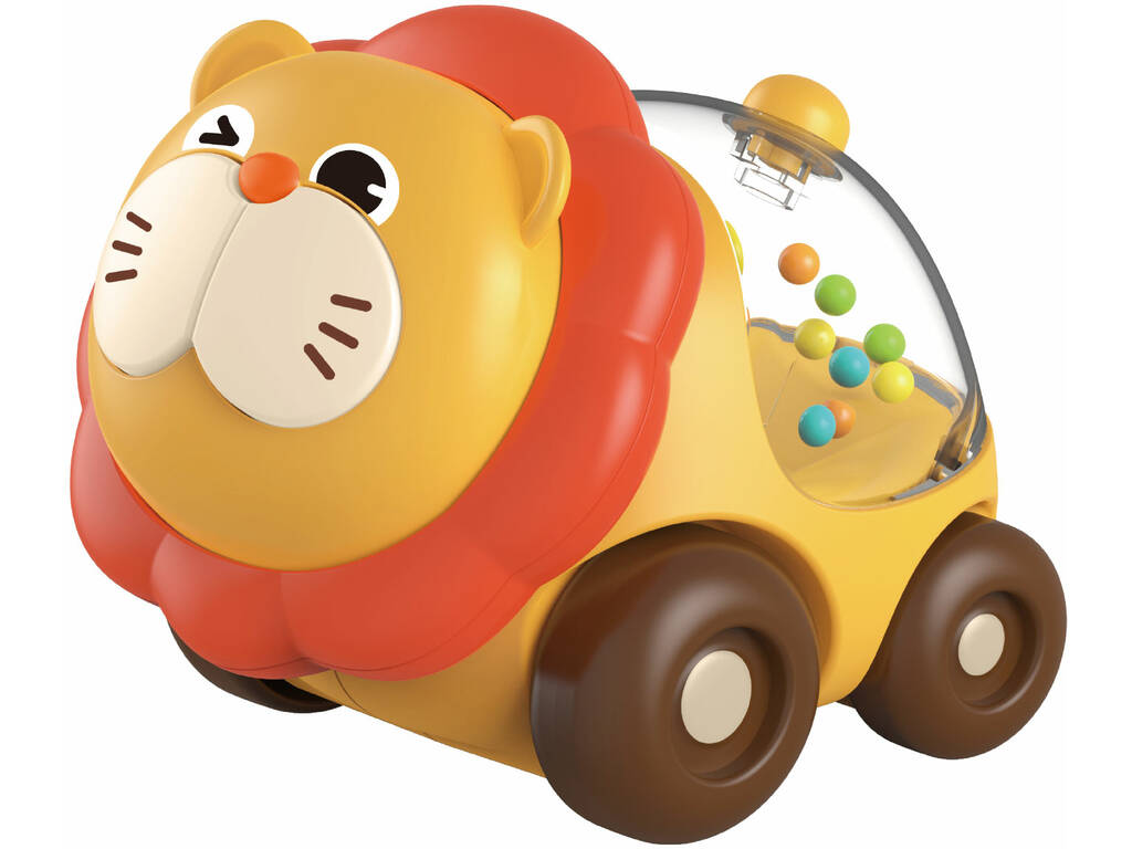 Set 4 voitures d'animaux pour enfants