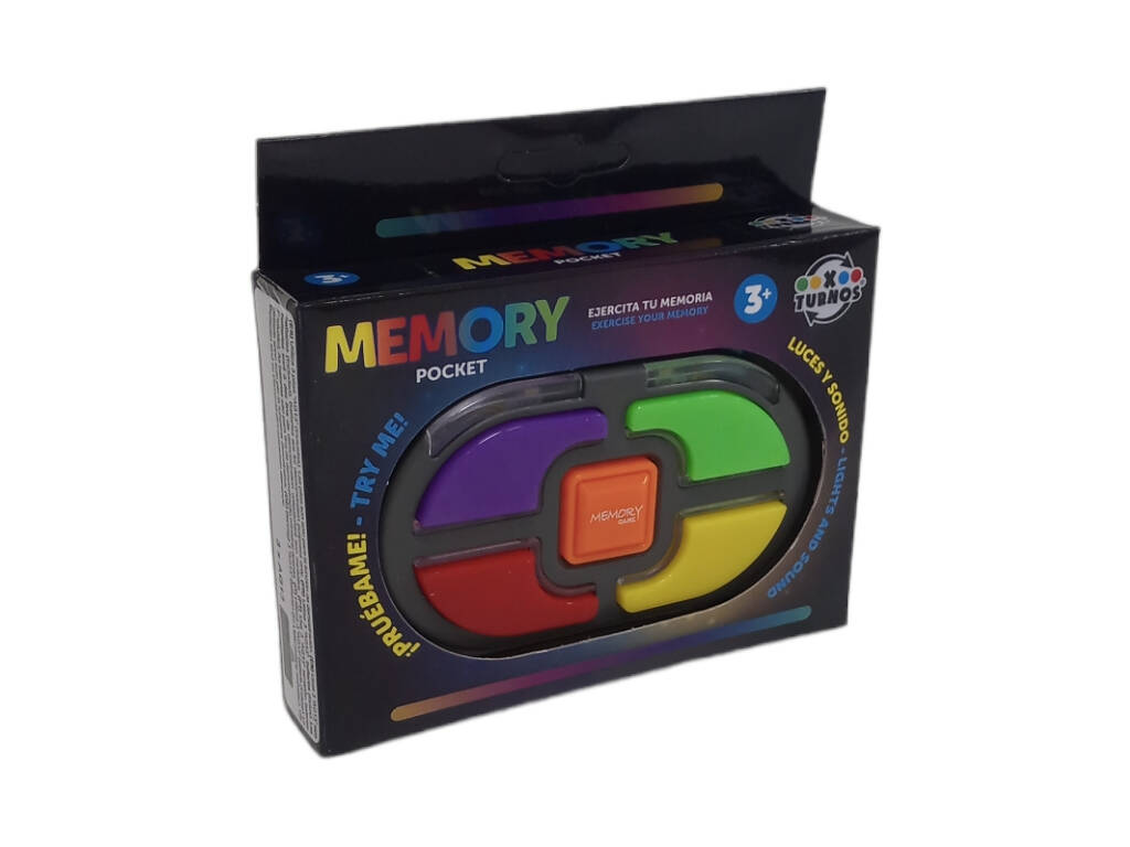 Gioco di memoria tascabile con luci e suoni