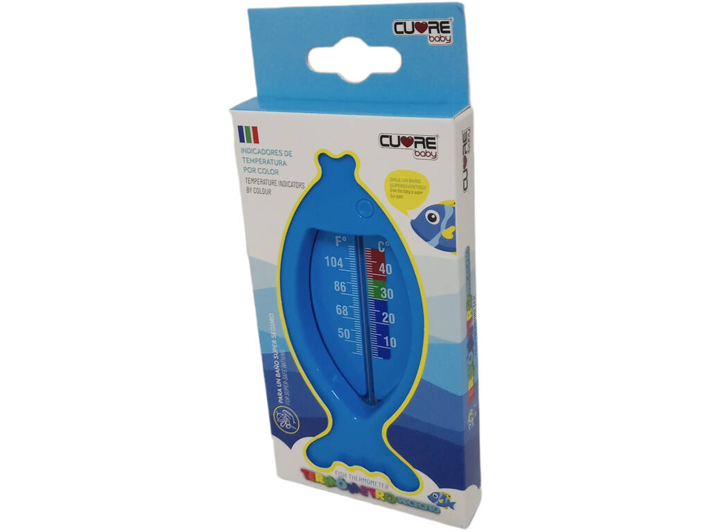 Thermomètre de bain Blue Fish 10-50 ºC
