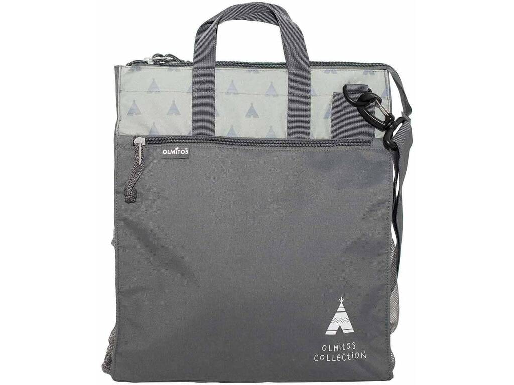 Bolso Maternal Tipi Grey de 35x30x10 cm