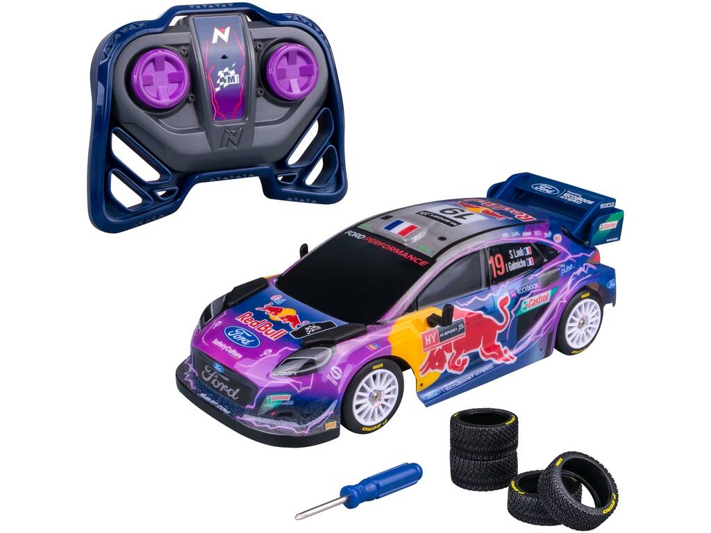 Radio Control 1:16 Rally Series Ford Puma Loeb con Ruedas Extra Nikko 10406