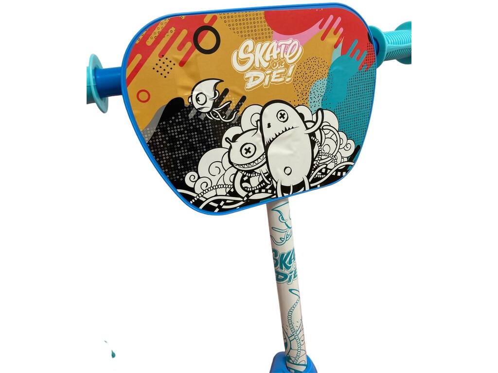 Monopattino per bambini 3 ruote blu