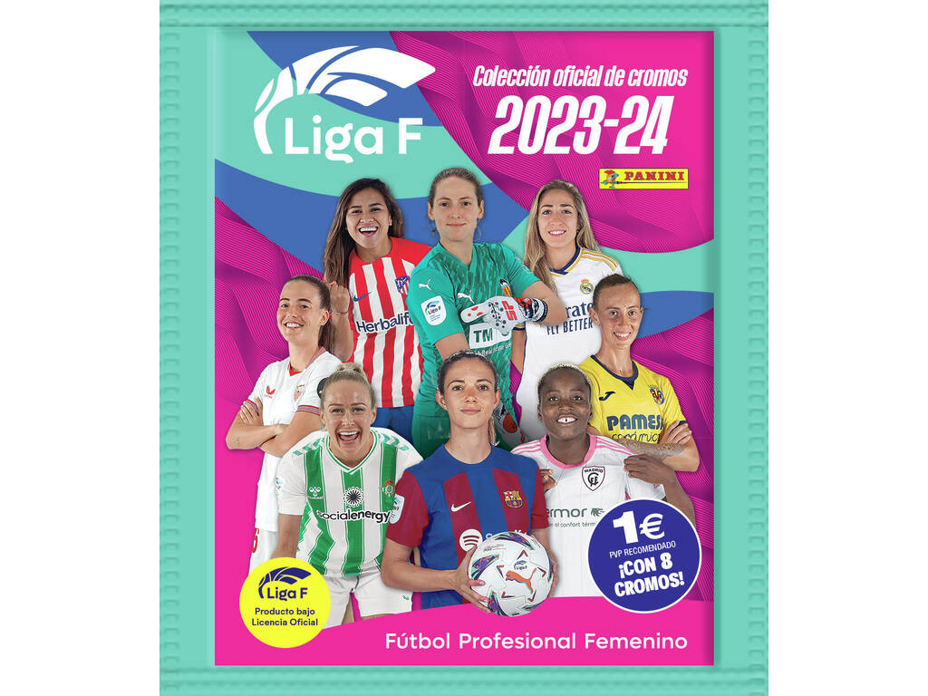 Liga F 23-24 Ecoblister 8 Enveloppes Panini