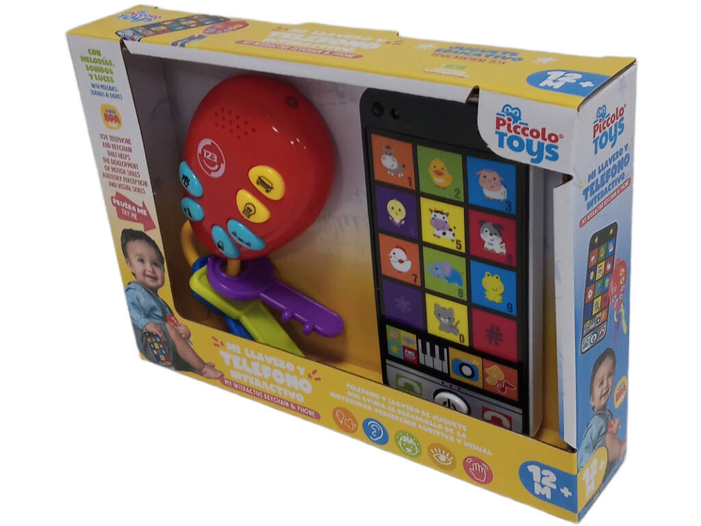 Mon porte-clés et mon téléphone portable interactif