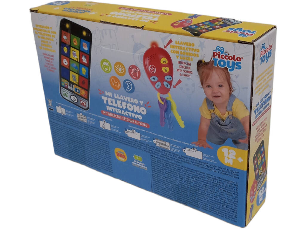 Mon porte-clés et mon téléphone portable interactif