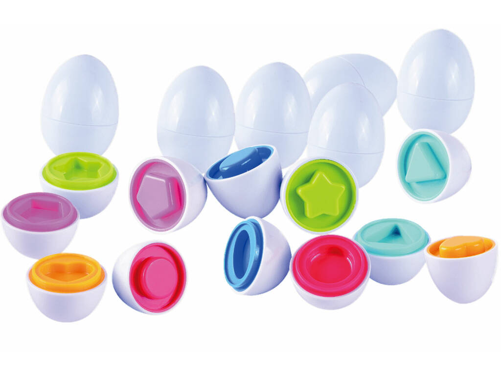 Eier mit nestbaren Formen